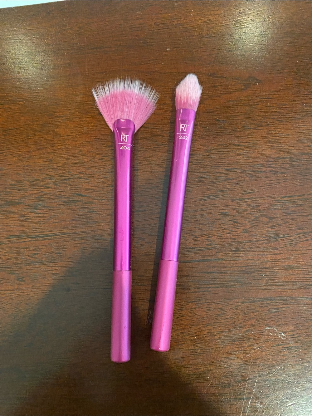Pink Makeup Brush Set - 2 Piece